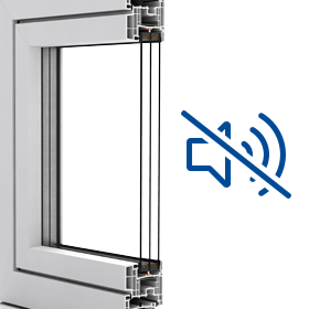 Triple glazing Reduces Noise