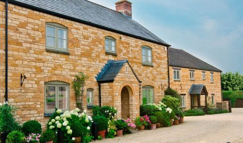 Green uPVC flush sash windows installation