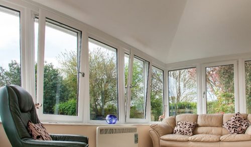 uPVC tilt and turn windows interior view