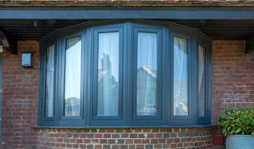Black uPVC windows