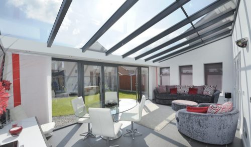 uPVC lean to conservatory interior view