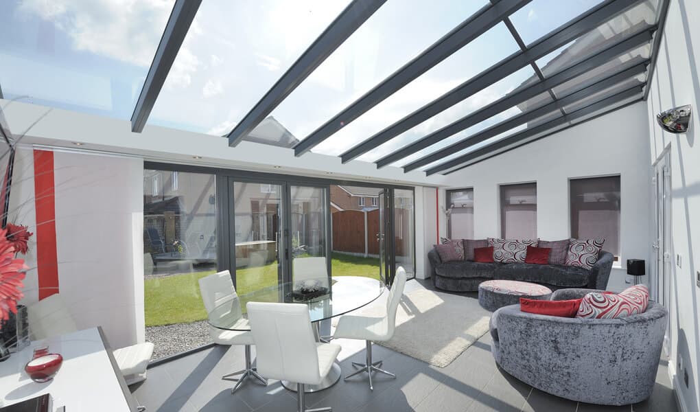 uPVC lean to conservatory interior view