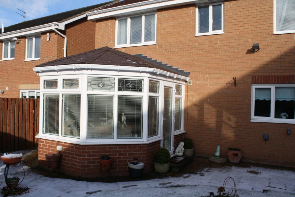 Victorian conservatory with tiled roof
