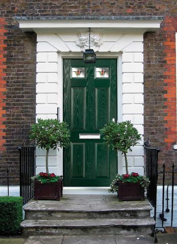 green composite door
