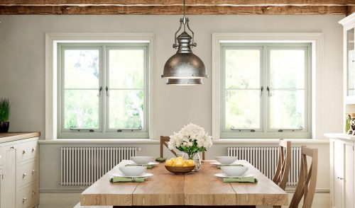 Interior view of uPVC flush sash windows