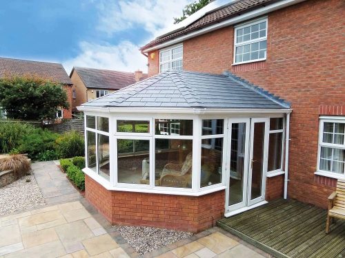 A black guardian roof.