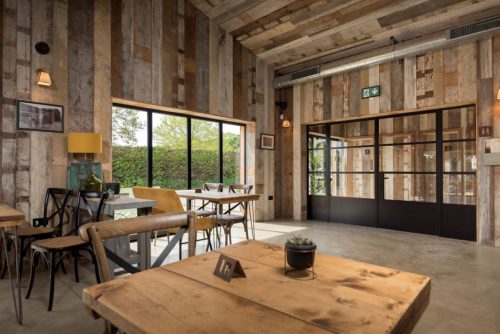 internal view of internal heritage doors