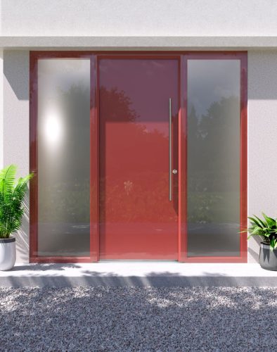 red apeer composite front door
